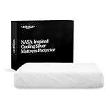 Picture of Miracle Made Mattress Protector – Silver-Infused Cotton Fabric – Water-Resistant, Thermoregulating Cover for Sensitive Skin – Compatible with 3-Temperature Zone Comforter, Cali King, White