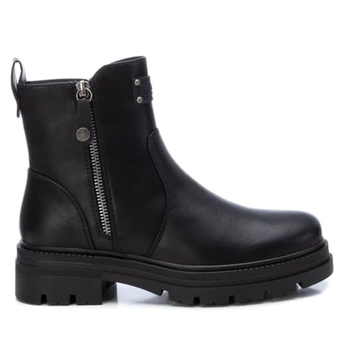 REFRESH - Botín Mujer Negro - Calzado Cómodo y Versátil - Moda casual - Modelo 17100201 (Talla...