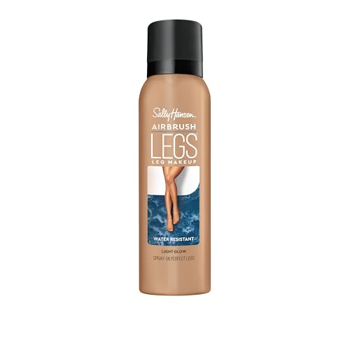 Sally Hansen Airbrush Legs®, Leg Spray-On Makeup, Light Glow, Easy Application, Flawless Looking Legs, Water Resistant, Transfer Proof