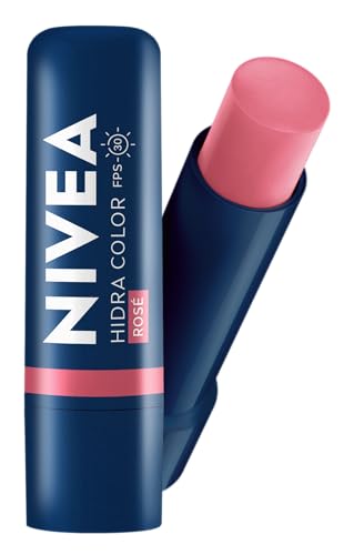 NIVEA Hidratante Labial Hidra Color Rosé 4,8g - Combinação de cor...
