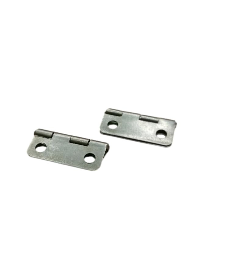 Zawiasy meblowe， Zawias metalowy 10/20 sztuk w 0, 62 *, 51 cala Czarne, płaskie(Pack of 20)