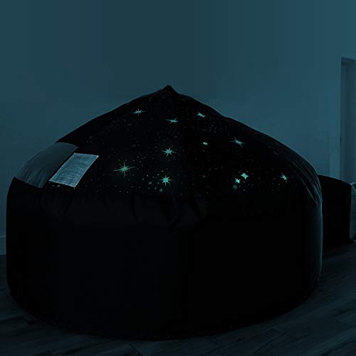 AIR FORT The Build A Fort in 30 Seconds, Inflatable for Kids (Starry Night (Glow))