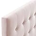 Modway Emily Queen Biscuit Tufted Performance Velvet Headboard, Pink