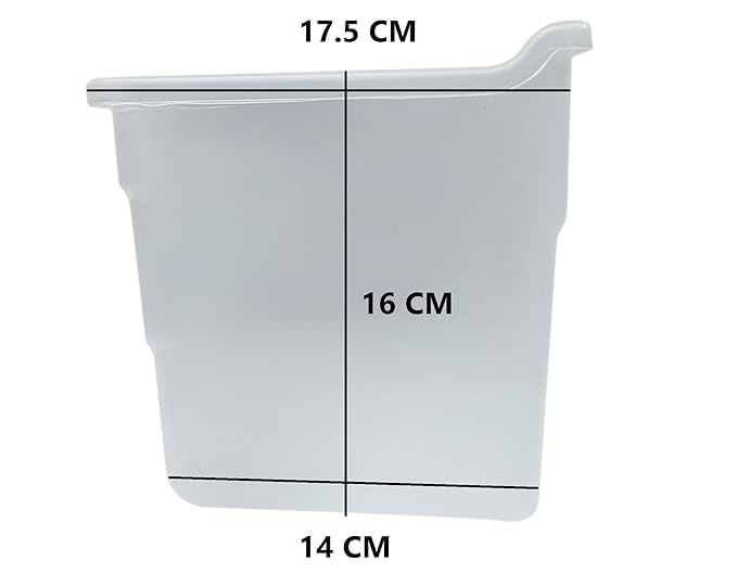 Image of Refrigerator Vegetable Box Compatible with LG Single Door Fridge 165L to 215L | Durable Transparent Crisper Drawer Replacement | Easy Fit & Sturdy Build (Single Door 1)