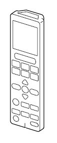 Amazon.co.jp: 【部品】三菱 エアコン リモコン 対象機種：MSZ-X2216-W