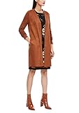 cardigan braun damen Regular fit s.Oliver BLACK LABEL Damen Cardigan mit Velours-Front brown 46