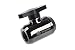 Bitspower G1/4" Mini Valve with Black Handle, Black Sparkle Body