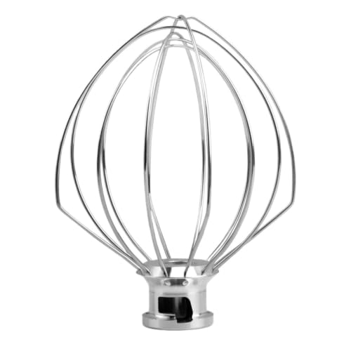 Batidor K45WW para KitchenAid de acero inoxidable accesorio de varillas para amasadora cabezal móvil 2