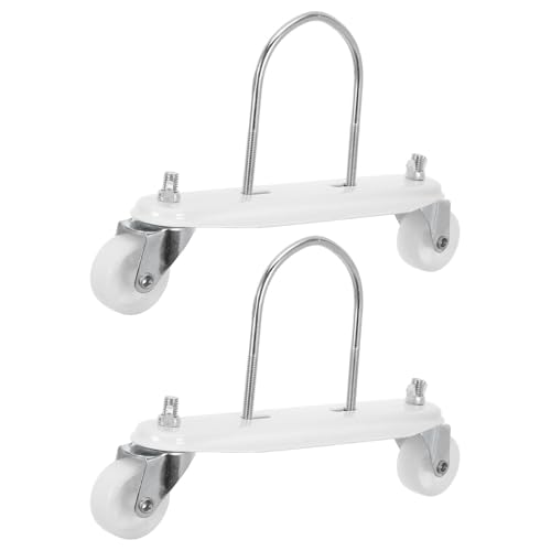 Chauffage électrique mobile grâce au kit de support universel à roulettes blanches