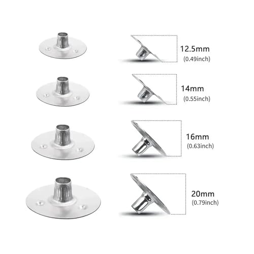 Metal wick tabs para velas 14mm 1000 piezas miniatura 6
