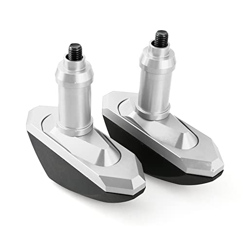 Protection cadre moto Kawasaki ZX6R 2009-2012 curseur carénage argent