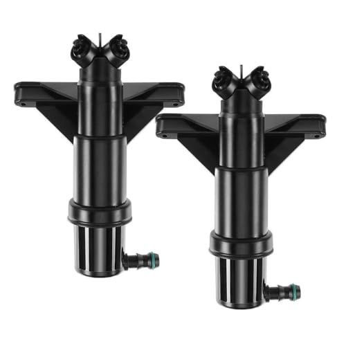 AEDNX 2X Left or Right Headlight Washer Sprayer Nozzle for 530i 2004-2007 E60 E61 Driver&Passenger Side Black Hidden-Design Methods 61677038416 61677038415