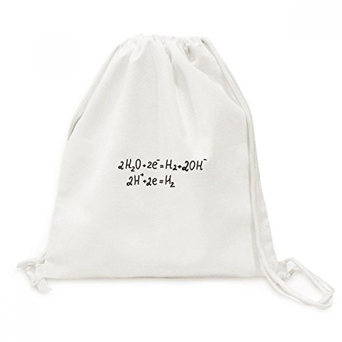 Sac cordon en toile chimie électrolyse de l'eau DIYthinker voyage shopping