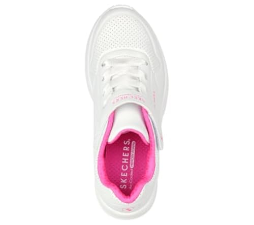 Skechers Unisex Kinder Uno Lite Sneaker, Weiß, 33.5 EU – Ansicht 4