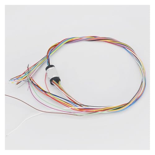 Bague collectrice rotative 12 canaux 1A pour transmission 360 sans fin