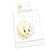 Produktbild Herding Looney Tunes Bio Bettwäsche Set, GOTS Zertifiziert, Wendemotiv, Kopfkissenbezug 40 x 60cm, Bettbezug 100 x 135cm, Baumwolle/Renforcé, Weiß/Mehrfarbig, 100x135