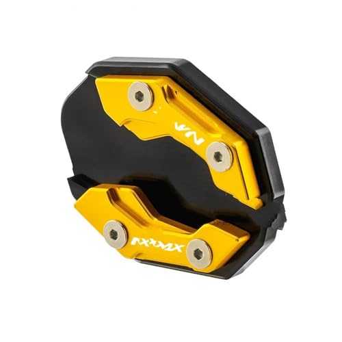 Motorrad Seitenständer Unterstützung Stützplatte Seitenständer-Verlängerungsplatte Für Ya&ma&ha Für NMAX 125 2015–2020 Für N-MAX 155 2017–2022 Motorradständer-Vergrößerungsfußpolster Verbreiterung Stä
