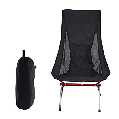 Chaises de camping pliantes à dossier haut pour aménagement de camp de pêche