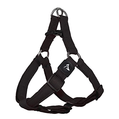 KRUZ PET KZA201-01L Arnês de malha para cães – sem puxar, fácil ajuste ajustável – Arreio confortáve