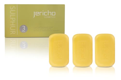 Jericho Dead Sea Sulfur Soap with Olive Oil – Helps with Acne