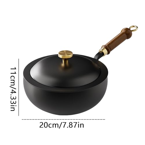 Utensilios de cocina de hierro con mango de madera y diseño nórdico 4