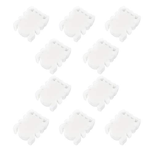 Hemoton 10Pcs Esponja de Espuma Absorvente de Óleo Esponja de Espuma Cremosa para Banheira de Hidrom