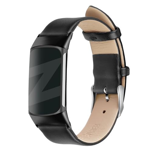 Bracelet en cuir véritable Fitbit Charge 5 / 6, offrez un style intemporel à votre montre