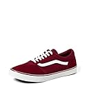 Material de la suela: Goma Vans Maddie, Zapatillas Mujer, Rojo Suede Canvas Cabernet R6y, 38 EU