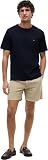 Tommy Hilfiger Męska koszulka Essential REG FIT Solid MW0MW37267, S/S, niebieski, XL, Niebieski (pustynne niebo), XL