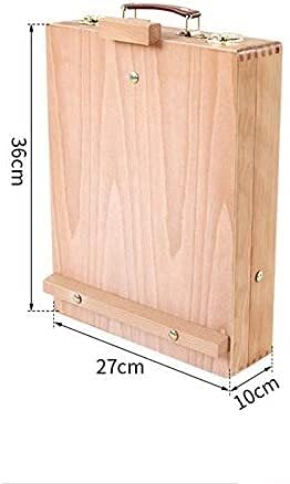 Sztaluga Stołowa Premium Z Tablicą Kreślarską, Regulowana, Drewniana, Artystyczna, Biurkowa, Tablica Do Rysowania, Szkicownik, Do Stanowiska Pracy Craftart, Dla Początkujących, Do Malowania I Rysowan