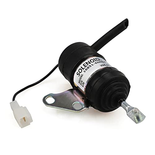 Válvula de apagado de solenoide 16851-60014 para tractor y excavadora rtv900 pack de 3 2