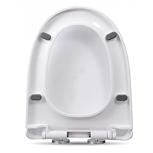Abattant WC en U de taille B standard blanc avec fixation supérieure