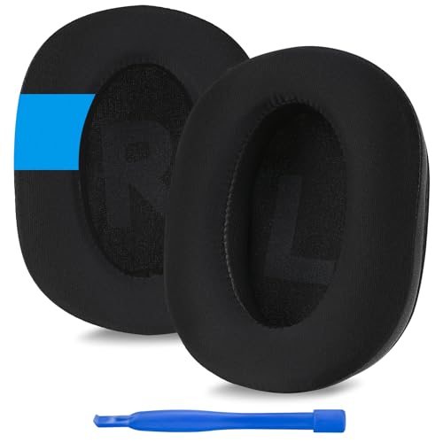 Linkidea Reemplazo de Almohadillas para Auriculares Logitech G Pro, G Pro X, G433, G233, Almohadillas de Gel Refrigerante Negro miniatura 1