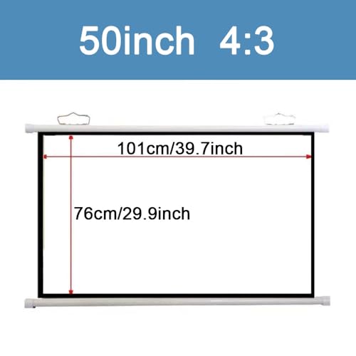 Écran de projection à dérouler manuellement pour installer un cinéma partout sans effort - 8
