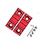 Gotical Combo of 5 Slots & 7 Slots M-Lock Rail Picatinny Rail Section Adapter Super Value Pack M-Lock with Set of Screws ML0K Picatinny Accessory Rail (Pack of 8 - Slots, Trigger & Attachment)