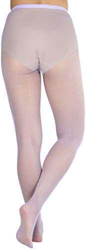 Image of ToBeInStyle Women's Sexy Vibrant Fine Classic Fishnet Full Footed Pantyhose