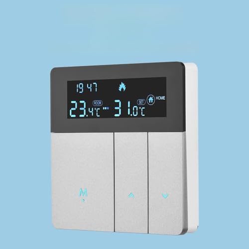 Smart Programable Termostato Digital Energía Ahorro para la Oficina en el Hogar Hotel Multicolor (Calentamiento de la Caldera de Gas)