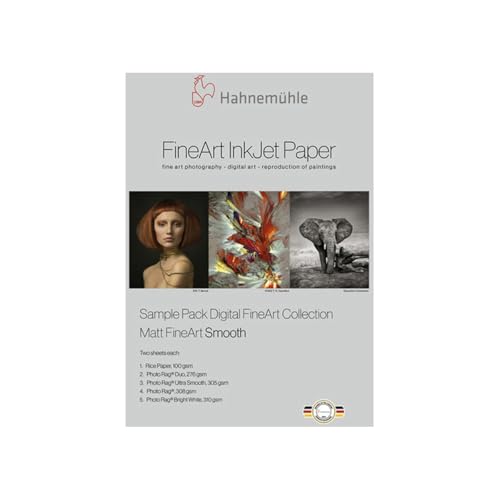 Hahnemuhle Matt FineArt Smooth Paper Sample Pack, 8.5x11