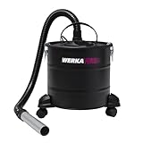 Volume généreux : Sa cuve en acier peint en noir offre une capacité impressionnante de 18 litres, idéale pour aspirer les cendres de plusieurs foyers sans avoir à la vider constamment