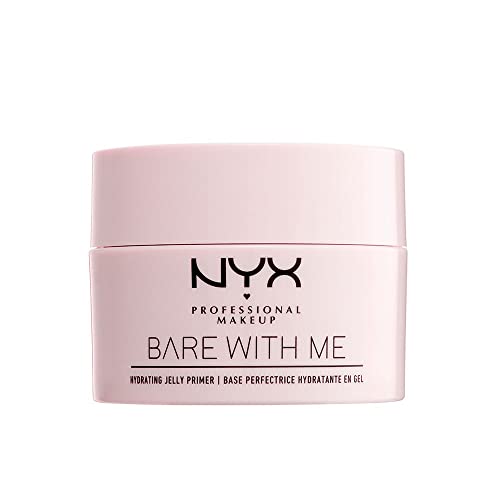 NYX Professional Makeup Bare With Me Hydrating Jelly Primer, Feuchtigkeitsspendendes Aloe- und Gurkenextrakt, Wasserbasierte Gel-Formel, Von Hautpflege inspiriert