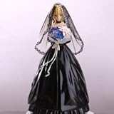 Nmomoytu Anime Fate Stay Night Saber Wedding Dresses Black White Statue PVC Action Figure Collectible Model Gift Black