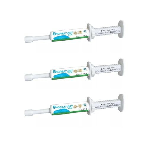 Kit 3x Probiotico Bioprat Pet Gln 14g Suplemento Alimentar Para Cães e Gatos