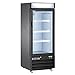 Maxx Cold MXM1-12FBHC 25-Inch-Wide Glass Door Merchandiser Freezer, Free Standing with 12 Cu. Ft. Storage - Black