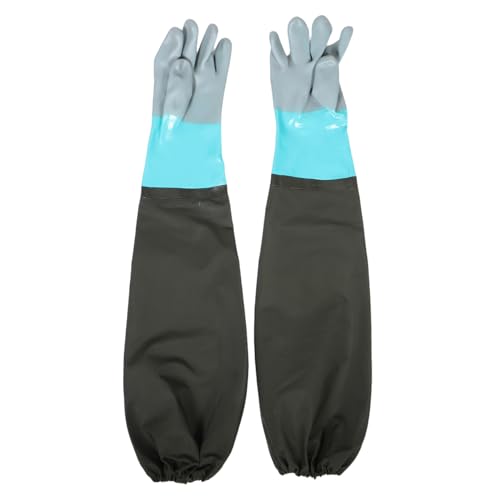 Mipcase Long Sleeve Splashproof Fishing Gloves Slip Breathable Mittens for Car Washing Cleaning and Fish Catching Durable Wear Resistant Design