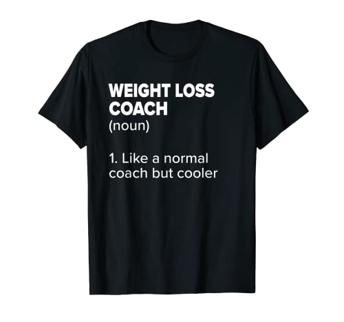 Entrenador para bajar de peso Definición Divertido Entrenamiento Humor Dietista Camiseta