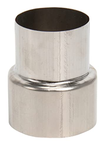 コネクタ ステンレス鋼煙突煙道ライナー レデューサー変換ジョイント 304 ステンレス鋼煙道コネクタ チューブ ガス給湯器 暖炉用 暖炉用品 アクセサリ 1PC (6cm-5cm)