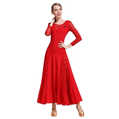 Robe de danse de salon moderne pour briller en spectacle de valse