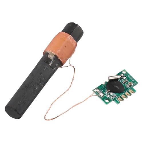 Getdoublerich DCF77 Module récepteur d'horloge radio 77,5 kHz avec antenne, signal accordé pour Francfort, fonctionnement 3,3 V pour projets électroniques de bricolage