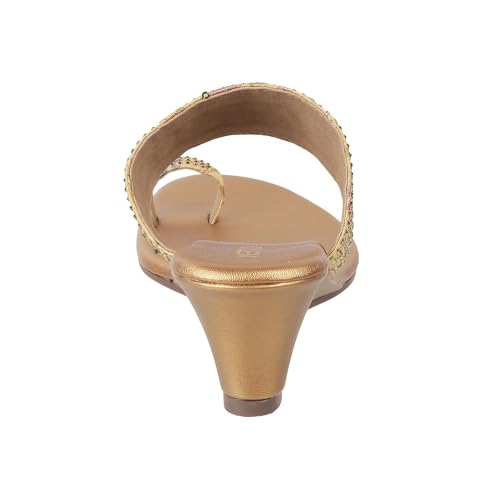 Image of Metro Women Ethnicwear Wedge Heel Sandal