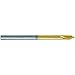 KEO 33580 High-Speed Steel NC Spotting Drill Bit, TiN Coated, Round Shank, Right Hand Flute, 120 Degree Point Angle, 5/8" Body Diameter, 4-3/8" Overall Length